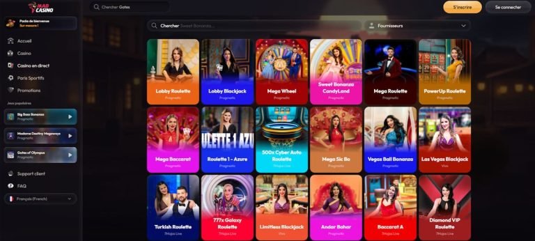 Découvrez les Meilleures Promotions et Bonus Madcasino En Ligne en France, madcasino bonus